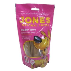 Jones Natural Chews Chicken Tender Taffy (2 of 8 oz Packs) Dog Snack - 1 of 4