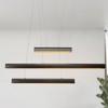 LNC Khydeacc 3-Lights 40.4" Mid-Century Modern Luxury Geometric Tiered Integrated LED Kitchen Island Pendant Lights, Black - 2 of 4