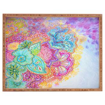 Stephanie Corfee Flourish Rectangle Tray - Purple - Deny Designs