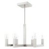 Livex Lighting Solna 6 - Light Chandelier in  Brushed Nickel - 4 of 4