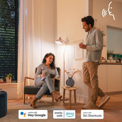 Philips 2-Pack 8.8W Smart Multicolor LED Wi-Fi Bulbs