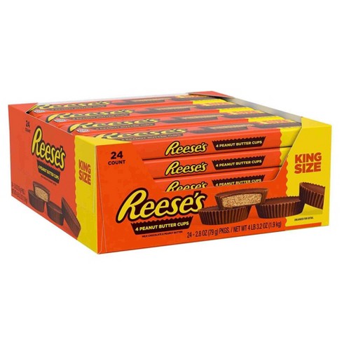 King Size Reese's Mini Unwrapped Peanut Butter Cups - 16ct –