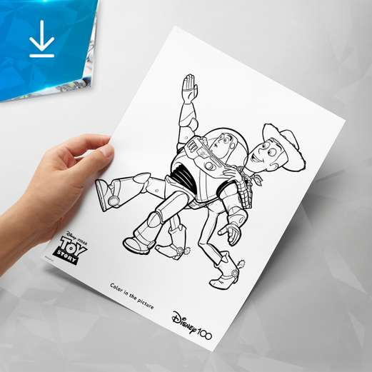 Pixar Coloring Page 3