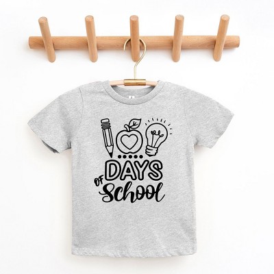 The Juniper Shop 100 Days Of School Toddler Short Sleeve Tee