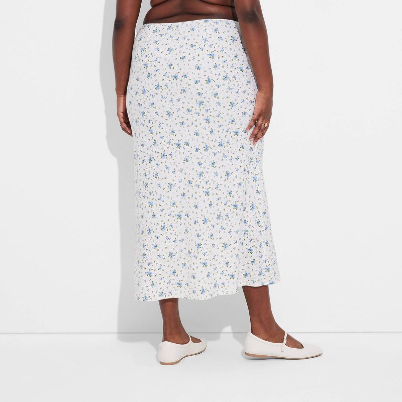 Women's Linen Bow-Front Maxi Skirt - Wild Fable™, 3 of 6