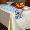 Unique Bargains Christmas Table Runner Polyester Red White 71x14 Inch 1Pcs - 2 of 4