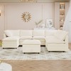Christopher Knight Home Thea 8 Piece Versatile Modular Sofa Bed with Storage and Faux Double-Layer Cushions - 2 of 4