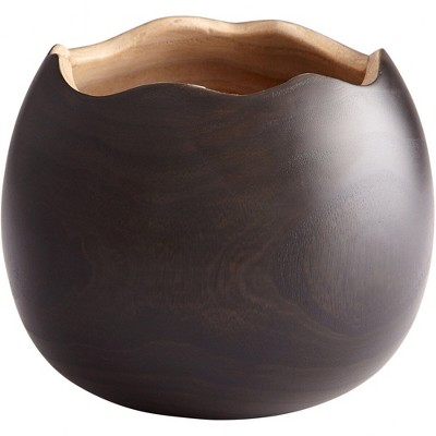 Cyan Design - Large Bol Noir Vase - 7.75 Inches Wide By 6.75 Inches High