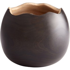 Cyan Design - Large Bol Noir Vase - 7.75 Inches Wide By 6.75 Inches High - 1 of 1