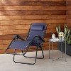 Summit Adventure Adjustable Zero Gravity Chair – Patio Lounge Recliner with Pillow, Blue - 2 of 4