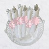 Big Dot of Happiness Pink Stripes - Simple Party Paper Napkin Holder - Napkin Rings - Set of 24 - 3 of 4