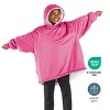 The Bare Homey - Kids Wearable Blanket - Fleece Side Pockets - 4 of 4
