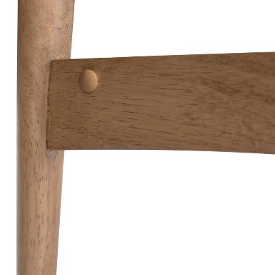 Ryker Natural Rattan and Wood Desk with Drawers