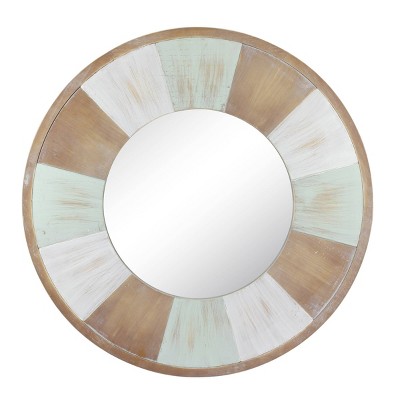 27" Round Rustic Mirror - Stonebriar Collection