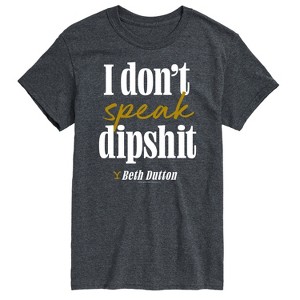 Men's - Yellowstone - Don't Speak Dipsh Short Sleeve Graphic T-Shirt - 1 of 4
