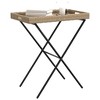 vidaXL Bistro Table Black 15.7"x27.5" Metal - 4 of 4