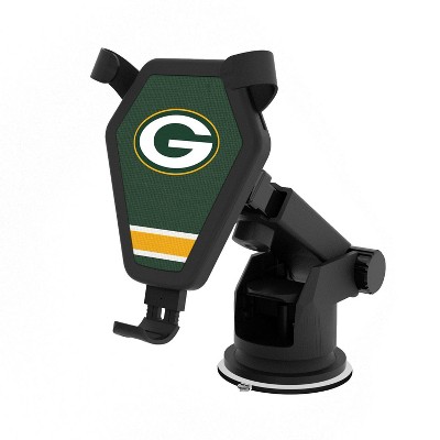 Keyscaper Green Bay Packers Stripe 10-Watt Wireless Car Charger