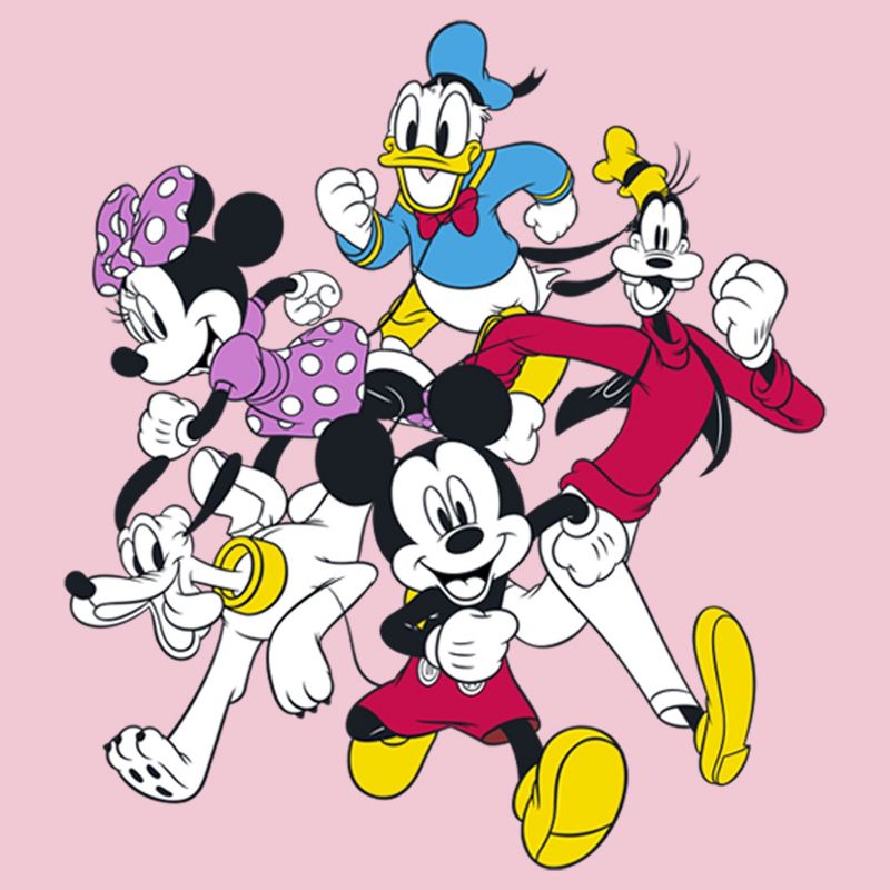 Girl's Disney Mickey & Friends Run T-Shirt, 2 of 5