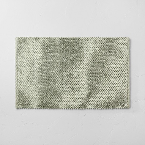 Natural 100% Organic Cotton Tufted Bath Mat