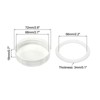 Unique Bargains Regular Mouth Plastic Mason Jar Lids with Silicone Sealing Ring 24 Pcs - 3 of 4