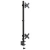 Aghana Digitals Black Steel Dual Monitor Stand with VESA 75/100mm, Height/Tilt/Swivel Adjustment, - 3 of 4