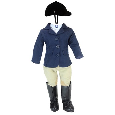 Sophia’s Complete Equestrian Set for 18" Dolls, Navy