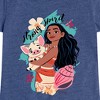 Girls' - Disney Princess - Moana and Pua Strong Spirit Fitted Short Sleeve Graphic T-Shirt - 2 of 4