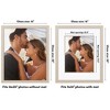 Americanflat 16x20 Picture Frame with Decorative Inner Mat Accent - Displays 11x14 Photos with Mat or 16x20 Without - Veranda Collection - Driftwood - 2 of 4