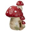 Northlight 18" Red and Beige Mushroom House Outdoor Garden Statue - image 3 of 4