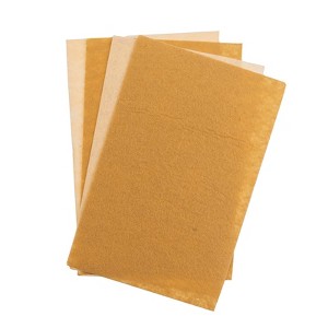 John Bead GoodFelt 4 Pieces Light Brown and Cream Felt Fabric Sheets for Beading Foundation, 5"x8" - 1 of 4