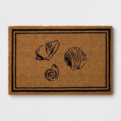 1'11"x2'11" Seashell Estate Doormat Beige - Threshold™ designed with Studio McGee