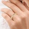 Pompeii3 1/2Ct TW Channel Set Lab Created Diamond Eternity Wedding Stackable Ring 14k Gold - 4 of 4