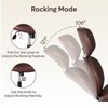 2 Set Swivel Office Chairs With Ottoman,PU Desk Chair With Extended Headrest&Adjustable Seat,Ergonomic Computer Chair For Office&Living&Bedroom - 2 of 4