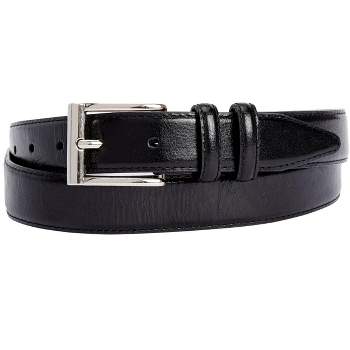 KingSize Men's Big & Tall Synthetic Leather Belt with Classic Stitch Edge