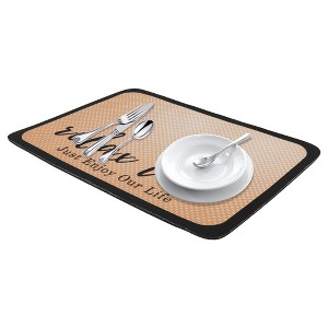 REGALWOVEN Large Diatomaceous Coffee Bar Mat, Quick Dry Dish Drying Mats for Kitchen Counter - 1 of 4