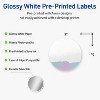 Avery Round Labels, Watercolors Design, 3" Diameter, 60ct - 2 of 4