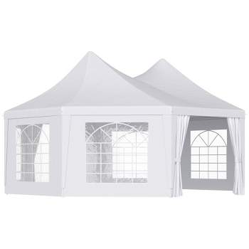 Outsunny Canopy Party Event Tent