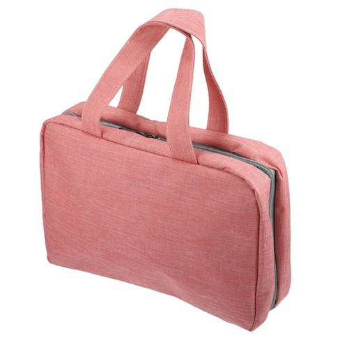 Woman's Cosmetic Bag Zipper Canvas Pencil Case Pouch Gift For Her DIY Craft  Makeup Travel Bag Pink Canvas Pouch Makeup Bag Bulk