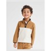 The Children's Place Baby Long Sleeve Colorblock Microfleece Half Zip Pullover - 2 of 4