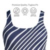 Lands' End Women's Chlorine Resistant Scoop Neck Soft Cup Tugless Sporty One Piece Swimsuit - 3 of 4
