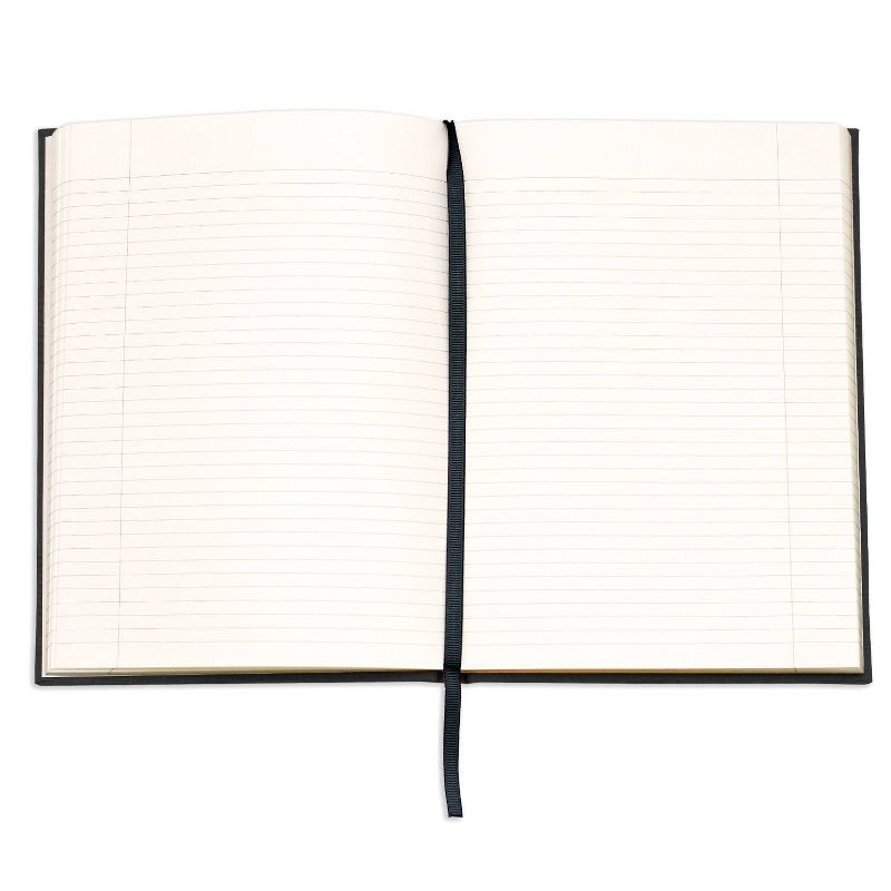 Wit &#38; Delight Lined Journal Black Linen Note to Self, 4 of 11