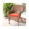 HomeStock Honey Coastal Craftsman Chair Set of 2 with Cushions - 3 of 4