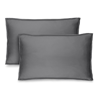 2 Pack Microfiber Pillow Sham Covers Set by Bare Home, Pillows Not Included