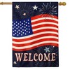 Briarwood Lane Everyday Burlap House Flag 40x28 For Outdoor Celebrate America House Flag - 2 of 4