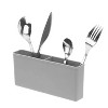 LunaLulinlk Over The Sink Expandable Dish Drying Rack, Dish Drainer,Dish Rack in Sink with Utensil Silverware Storage Holder - 2 of 4