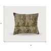 HomeRoots 18" Taupe Sheepskin Throw Pillow - 3 of 4