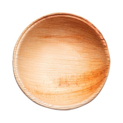 Smarty Had A Party 3 oz. Palm Leaf Eco Friendly Mini Sauce Bowls - 100 pcs