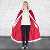 Skeleteen Adult's Velvet Costume Cape - Red - image 4 of 4