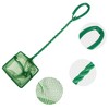 Unique Bargains Aquarium Fish Net Aquarium Fish Tank Accessories Small Fish Fine Net Green 3'' 2Pcs - 3 of 4