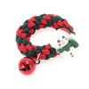 Unique Bargains Christmas Hair Rope Snowman Bell for Christmas Red Green 1 Pc - 4 of 4